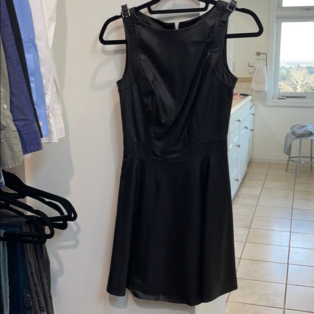 Armani Exchange Leather Dress